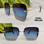 نظارة شمس حريمي موديل 2026 شانل كحلى مدرج لبنى