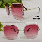 نظارة شمس حريمي موديل 2026 شانل دايموند روز مدرج