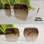 نظارة شمس حريمي موديل 2026 Salvatore Ferragamo بنى مدرج عسلي