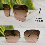 نظارة شمس حريمي موديل 2026 كارتيه بنى مدرج روز