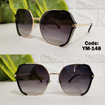 نظارة شمس حريمي موديل 2026 شانل اسود مدرج