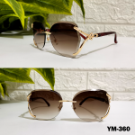 نظارة شمس حريمي موديل 2026 كارتيه بنى مدرج