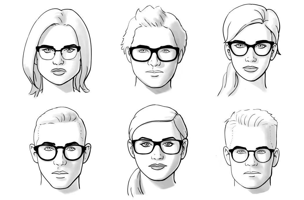 اختيار حجم نظارات شمسية حسب شكل الوجه