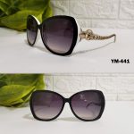 نظارة شمس حريمي موديل 2026 كارتيه اسود مدرج