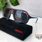 نظارة شمسية كاريرا 2026 carrera Safari شمبر كحلي في احمر