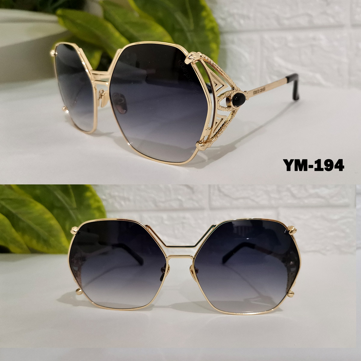 YM-194 نظارة شمس حريمي موديل 2026 Roberto Cavalli - الصورة 1
