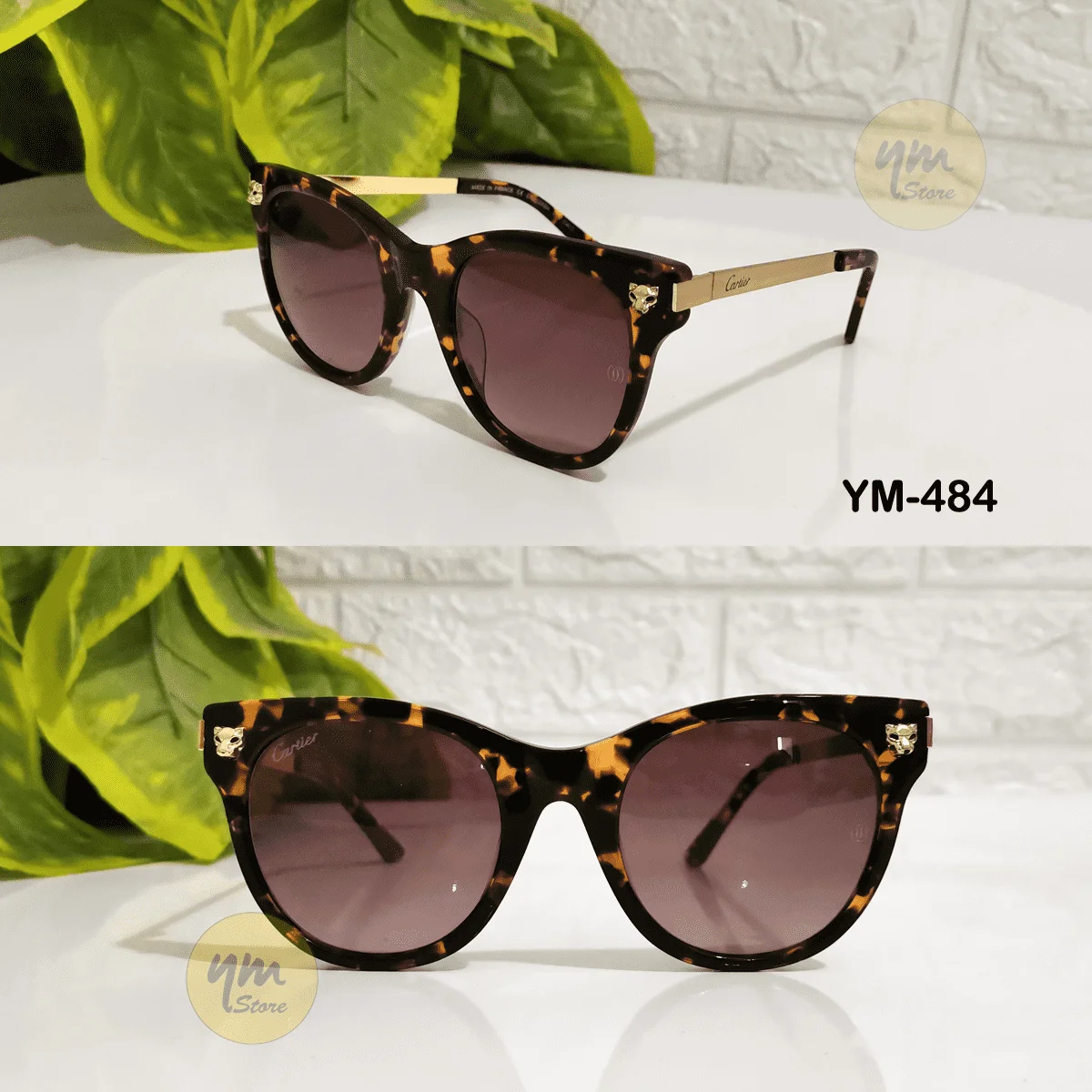 ⁦نظارة شمس حريمي موديل 2022 كارتيه⁩ - الصورة ⁦1⁩