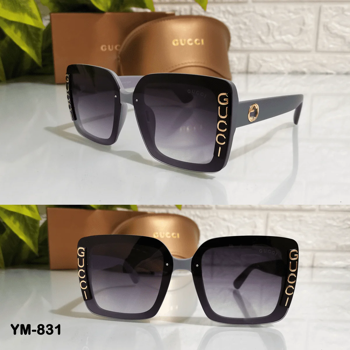 ym-831_optimized نظارة شمس حريمي موديل 2026 جوتشي - الصورة 1