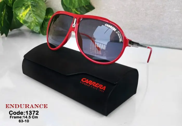 ⁦نظارة شمسية كاريرا 2026 carrera endurance شمبر احمر⁩ - الصورة ⁦1⁩