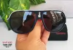 ⁦نظارة شمسية كاريرا 2026 carrera Safari شمبر كحلي في ابيض⁩ - الصورة ⁦2⁩