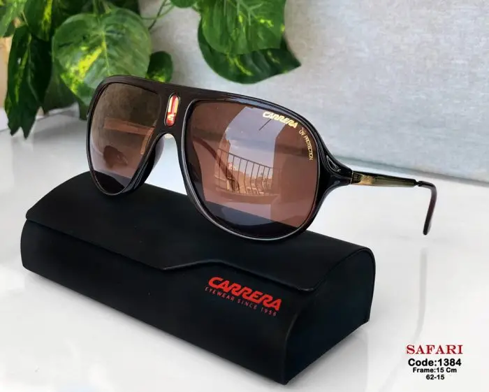 ⁦نظارة شمسية كاريرا 2026 carrera Safari شمبر بني⁩ - الصورة ⁦1⁩