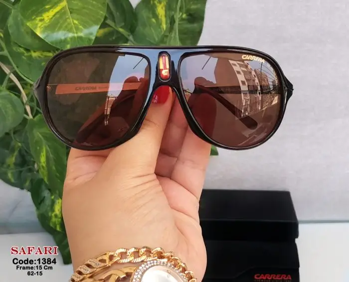 ⁦نظارة شمسية كاريرا 2026 carrera Safari شمبر بني⁩ - الصورة ⁦2⁩