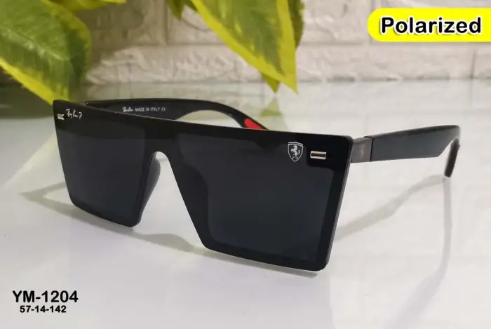 ⁦نظارة شمسية Ray-Ban Wayfarer Mask 2026 اسود⁩ - الصورة ⁦1⁩